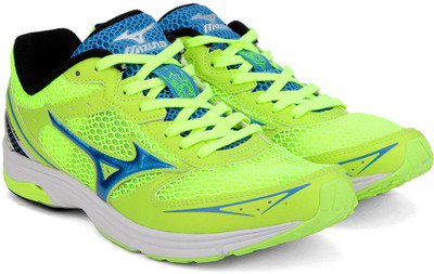 

Mizuno WAVE EMPEROR TR Running Shoes For Men(Yellow, Safety yellow/silver/diva blue