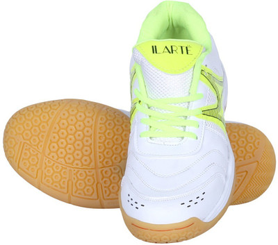 

ILARTE Professional Badminton Shoes For Men(White