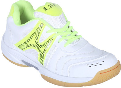 

ILARTE High-Court Shoe Badminton Shoes For Men(White