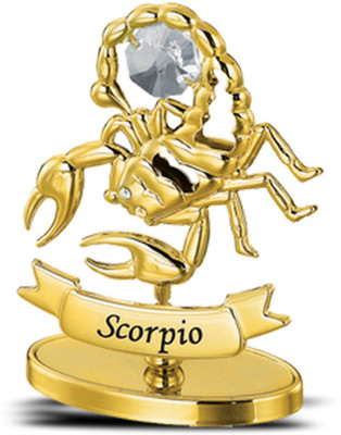 

Zodiac Power Scorpio Sign Decorative Showpiece - 5 cm(Gold Plated, Gold)