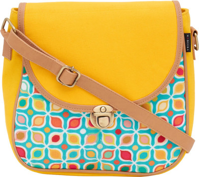 

HAQEEBA Women Casual Multicolor Canvas Sling Bag