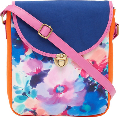 

HAQEEBA Women Casual Multicolor Canvas Sling Bag