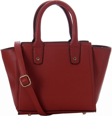 

GLAM DIVA Women Casual Red PU Hand-held Bag