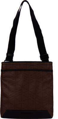

Calvin Klein Men Casual Brown Genuine Leather Sling Bag
