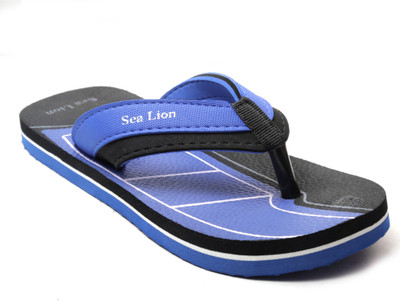 

Sea Lion Flip Flops, Blue::black
