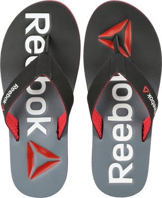 

REEBOK EMBOSSED FLIP Slippers, Black/flat grey/red/wht