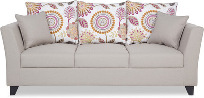 

Urban Living Mumbai Glitz Fabric 3 Seater Sofa(Finish Color - Beige)