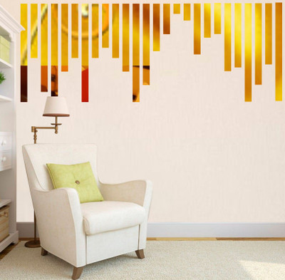 

Naveed Arts  Acrylic Sticker Sticker(Pack of 1, Gold