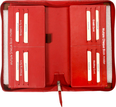 

Sukeshcraft Multiple Cheque Book Holder Pu(Maroon)
