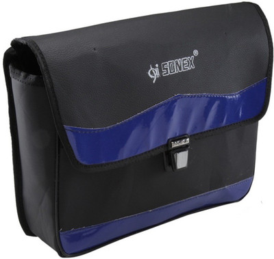 

Autofy One-side Black, Blue Leatherette Motorbike Saddlebag(9 L)