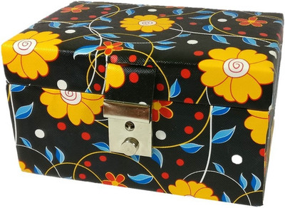 

Addyz Mine Locker Case Organizer Floral Vanity Box(Multicolor)