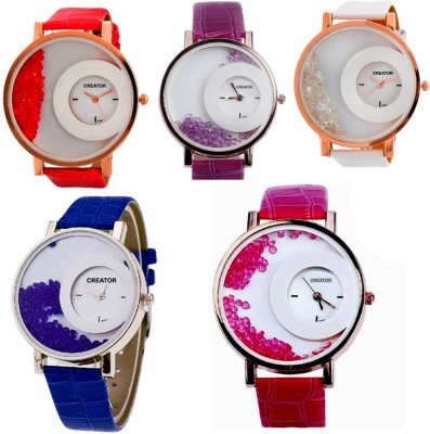 Creator Half Moon Promotional Gift ( Units 5) New Analog Watch  - For Women   Watches  (Creator)