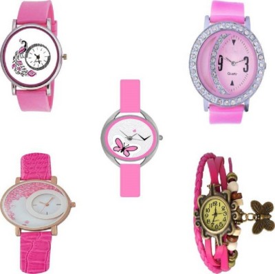 SPINOZA letest collation fancy and attractive peacock diamond studded 04S49 Analog Watch  - For Girls   Watches  (SPINOZA)