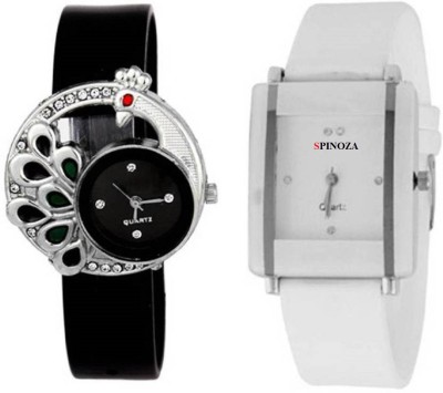 SPINOZA letest collation fancy and attractive diamond studded peacock 04S70 Analog Watch  - For Girls   Watches  (SPINOZA)