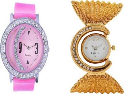 SPINOZA letest collation fancy and attractive diamond studded04S43 Analog Watch  - For Girls   Watches  (SPINOZA)