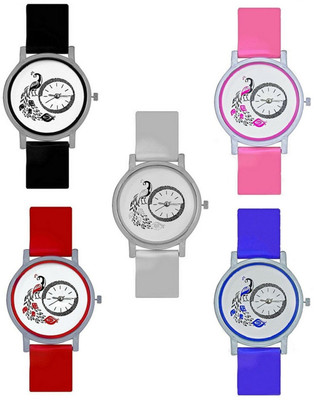 

SPINOZA letest collation fancy and attractive peacock 04S05 Watch - For Girls