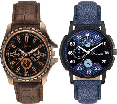 

Britex BT3106~6127 OctO Denim Combo Watch - For Men