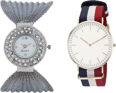 SPINOZA letest collation fancy and attractive diamond studded04S44 Analog Watch  - For Girls   Watches  (SPINOZA)