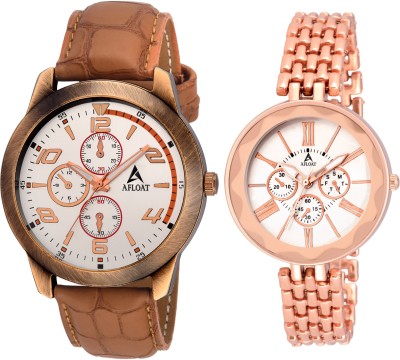 Afloat AFC006 -1041+3238 COUPLE Analog Watch  - For Couple   Watches  (Afloat)