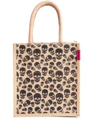 

H&B LNH-SKULL 1-NAT LUNCH Waterproof Lunch Bag(Black, 11 inch)