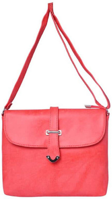 

Kreative kreative women bags Waterproof Messenger Bag(Pink, 3 L)