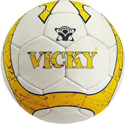 

Vicky Soyuz Football - Size: (Pack of 1, Multicolor, White;yellow