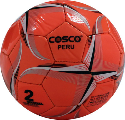 

Cosco Peru Football - Size: (Pack of 1, Multicolor, Orange