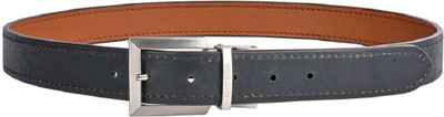 

Hidesign Men Tan, Black Genuine Leather Belt