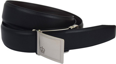 

Oxgear Men Formal Black Genuine Leather Reversible Belt