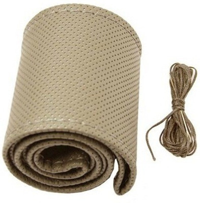 

AutoKraftZ Hand Stiched Steering Cover For Honda Mobilio(Beige, Leatherite)