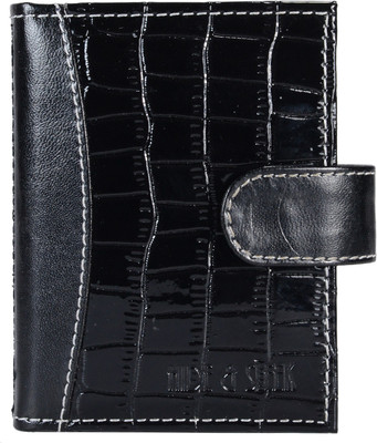 

Hide & Sleek 20 Card Holder(Set of 1, Black)