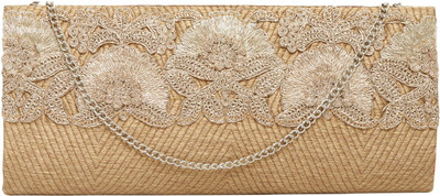 

TARUSA Casual Gold Clutch