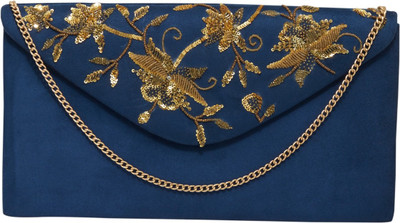 

TARUSA Casual Blue Clutch