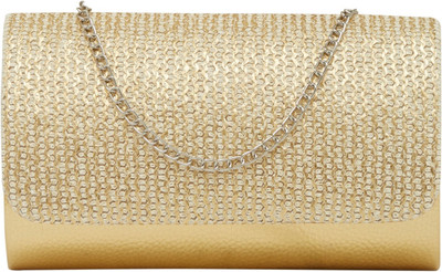 

TARUSA Casual Gold Clutch