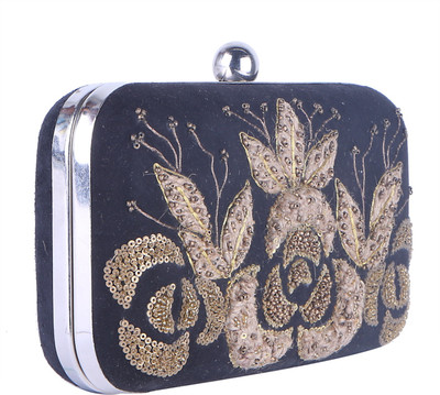 TARUSA Casual Black Clutch