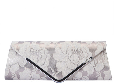 

TARUSA Casual White Clutch