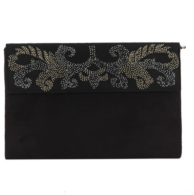 

TARUSA Casual Black Clutch