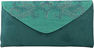 

TARUSA Casual Green Clutch