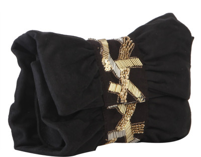 

TARUSA Casual Black Clutch