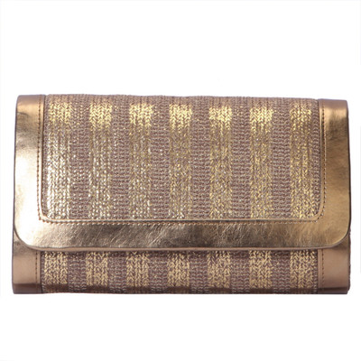 

TARUSA Casual Gold Clutch