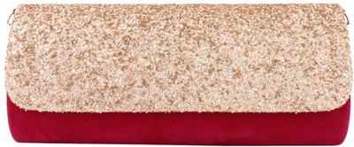 

TARUSA Casual Gold, Red Clutch