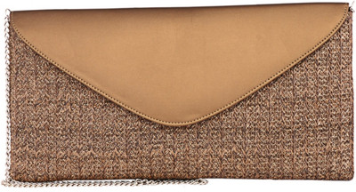 

TARUSA Casual Gold Clutch