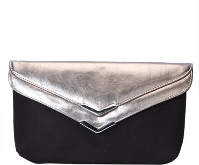 

TARUSA Casual Silver, Black Clutch, Black;silver