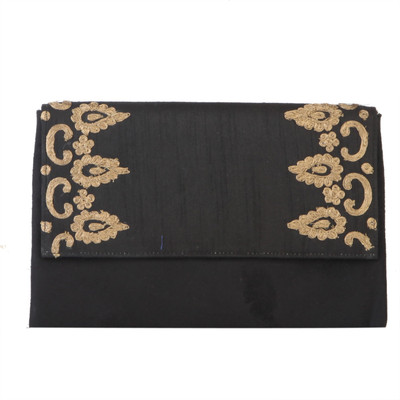 

TARUSA Casual Black Clutch