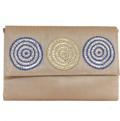 

TARUSA Casual Beige Clutch