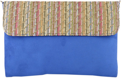 

TARUSA Casual Blue Clutch