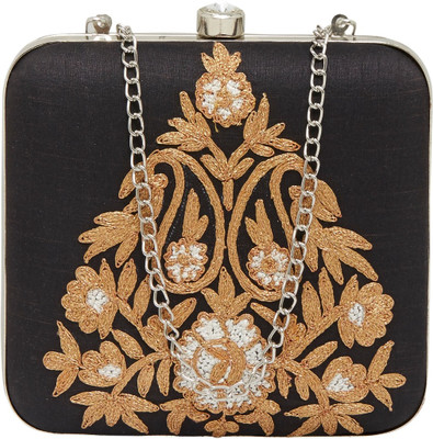 

TARUSA Casual Black Clutch