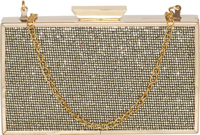 

TARUSA Casual Gold Clutch