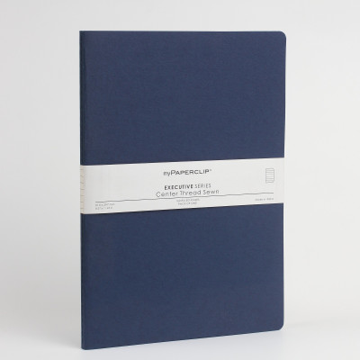 

Mypaperclip A4 Notebook(160 Ruled Pages Executive Series, Blue)