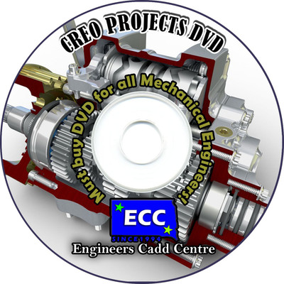 

ENGINEERS CADD CENTRE CREO PROJECTS DVD(DVD)